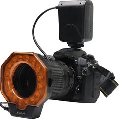 SHOOT SL 103C Macro Ring Flash Light LED GN15 6800K Diameter 52 55 58 62 67 72 77mm Adapter Ring