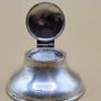 Antique Sterling Silver Inkwell  Birmingham 1939  Capstan Style Image 4