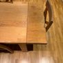 Oak kitchen table and chairs Image 10