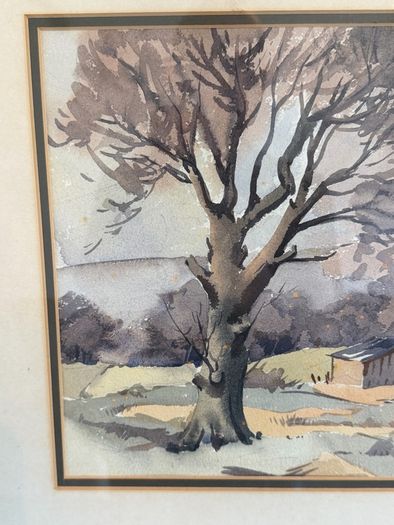 G. Oakley. 4 Original Watercolours. Framed. Irish Artist. Rural Scenes.