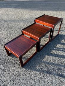 Mid Century Sunelm Nest of Tables c1970
