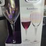 4 Rainbow wine glasses Image 2