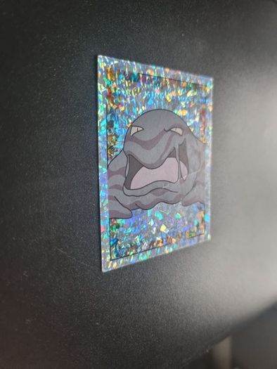 Muk 1999 Merlin Pokemon Sticker Holographic Prism