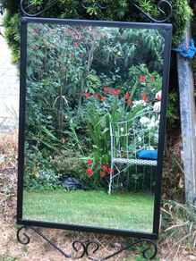 mirror cast iron black mirror