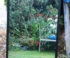 mirror cast iron black mirror