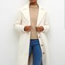 Danish brand Kaffe - Teddy Coat - Warm off white colour - Size DK 40 UK 12 - BNWT RRP 150 Image 2