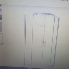 Quadrant shower enclosure