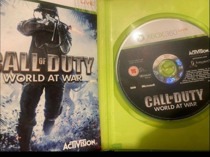 Call of duty world at war modern warfare 4 Xbox 360 game