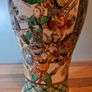 A late 19th century Chinese large famille verte vase, decorated with Chinese figures 32cm Image 9