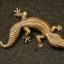 3 brass lizards. Image 5