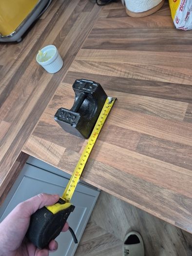 Solid metal weight
