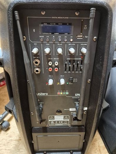 SubZero SZPA-P12 Portable PA with Bluetooth