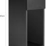 Set of 2 side tables bedside tables narrow storage tables Image 2
