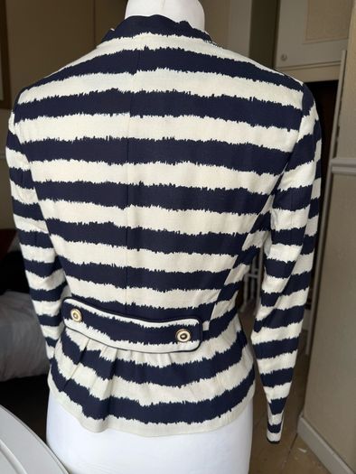 Navy and Cream Blazer