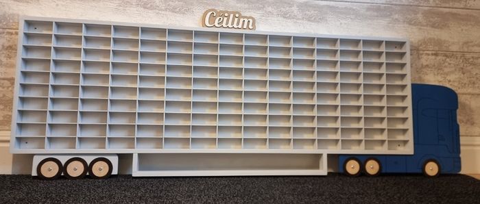 Cabinet Display Shelf Truck Kids Storage Collectibles