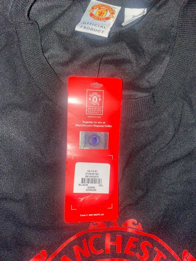 Manchester United long sleeve sweatshirt official product SIZE xxl
