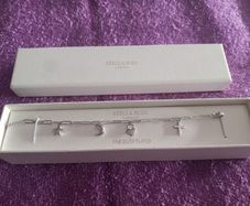 Brand New Silver Plated Charm Bracelet