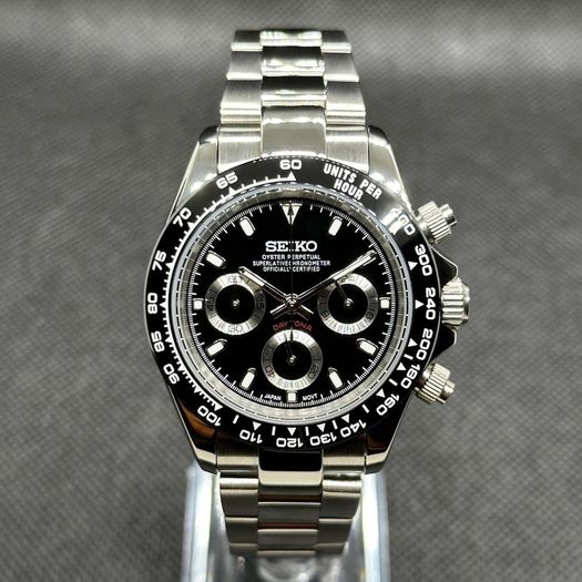 Seiko Daytona 40mm Watch Mod