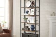 Bookcase Bookshelf Bookshelves 6 tier living room storage