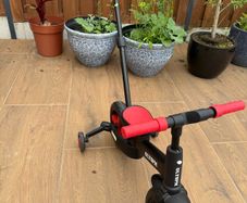 5 in 1 balance bike in excellent condition.