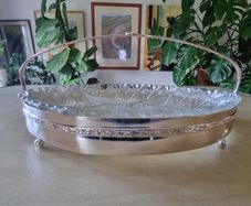 Vintage appetizer serving basket