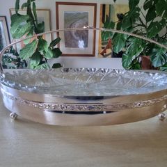 Vintage appetizer serving basket