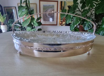 Vintage appetizer serving basket