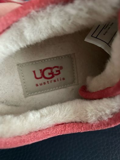 UGG sneakers red women's shoes size 39.5