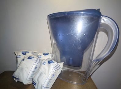 Brita Marella Cool Jug Blue 2.4L + 4 cartridges