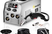 140 Amp MIG Welder 240V Machine Stick/Flux Core MIG/Lift TIG 3 in 1 Welding Machine with IGBT Inverter and 1lb Welding Wire, for Metal DIY Projects/Home/Farm/Car