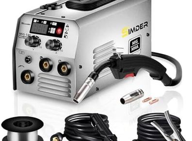 140 Amp MIG Welder 240V Machine Stick/Flux Core MIG/Lift TIG 3 in 1 Welding Machine with IGBT Inverter and 1lb Welding Wire, for Metal DIY Projects/Home/Farm/Car