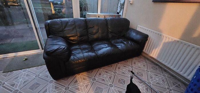 Leather sofa