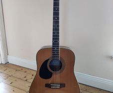 Encore W-265LH Left-Handed Acoustic Guitar Package - Case, Stand, Tuner & Strap