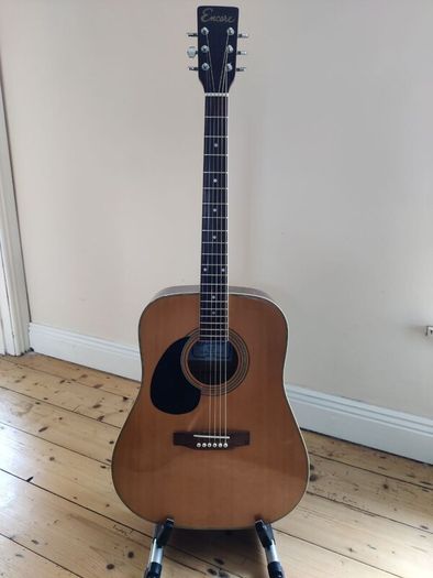 Encore W-265LH Left-Handed Acoustic Guitar Package - Case, Stand, Tuner & Strap