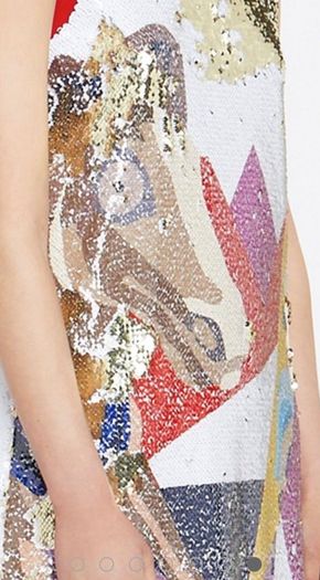 Joanne Hynes the carousel dream printed sequinned dress