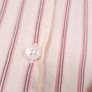 Mos Mosh Light Pink Off White Stripe Long Sleeve Button Up Cotton Shirt 8UK/36EU Image 5