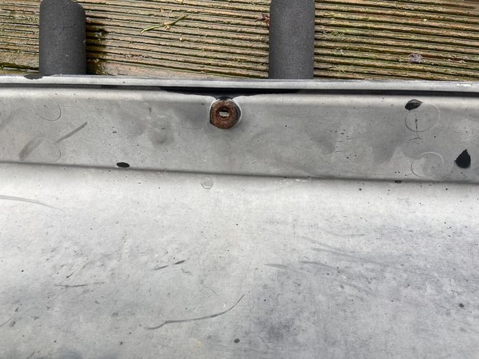 Original OEM 1986 BMW E30 Front Spoiler Lip Skid Apron and Engine Pan 51 71 1933 492.9 P