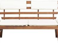 main image for ad _Garden Bench 2-in-1 with Padding 190 cm Solid Acacia Wood