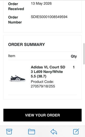 Adidas woman's vl court trainer navy