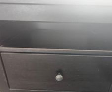 long brown 2 drawer unit