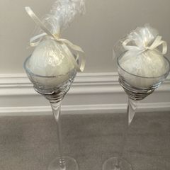 NEW Dolce Verre Candle Stick holders (pair)