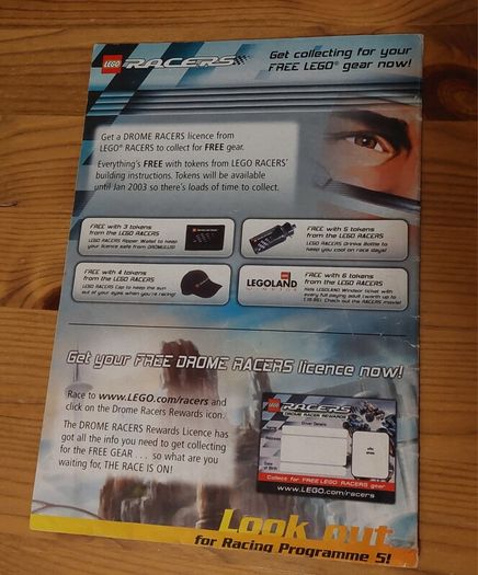 Lego Racers Official Racing Programme 4 - 15 pages