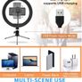 10" LED Ring Light Dim able Lighting Kit Phone Selfie Tripod Makeup Youtube Image 3
