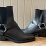 women ankle boots Massimo Dutti Women's Leather Ankle Boots with buckle detail new size 5 Image 8