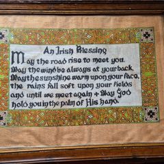 Vintage Irish Blessing in a Frame