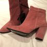 Pink Corduroy Boots Image 2