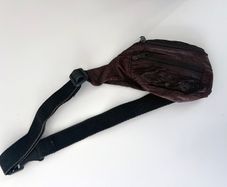 Brown Soft Leather Festival Waist Purse Bag