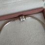 Pandora bracelet barrel clasp size 23cm very good condition fully hallmarked Image 4