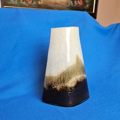 Decorative glass vase , mid-century style , Ornament