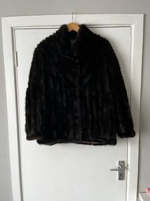 Mink real fur coat